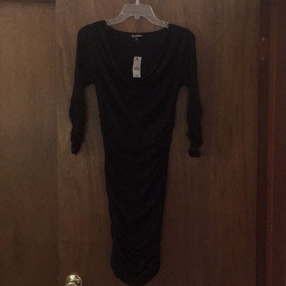 Stretch lined little black dress from Express NWT